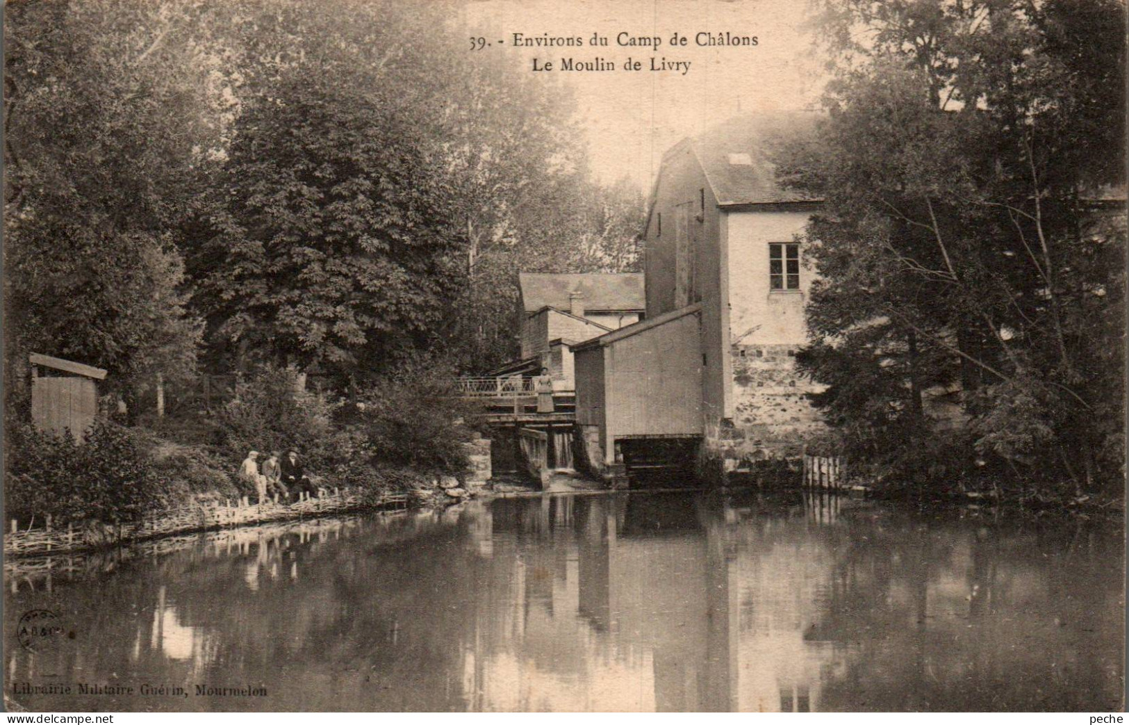 N°118122 -cpa Le Moulin De Livry- Environs Camp De Chalons- - Water Mills