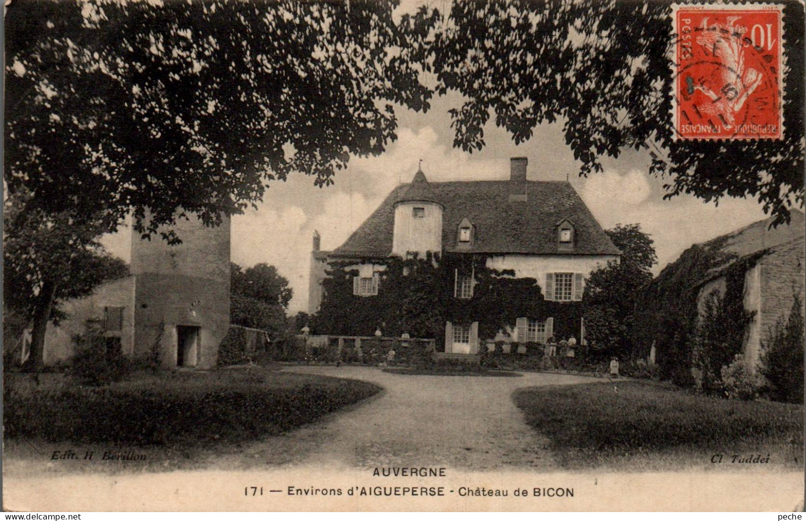 N°118137 -cpa Environs D'Aigueperse -château De Bicon- - Aigueperse