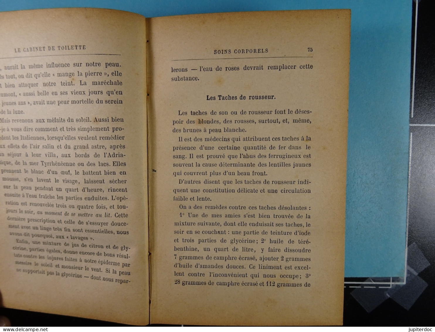 Le Cabinet de Toilette par la Baronne Staffe Paris,1891 ( 351 pages )