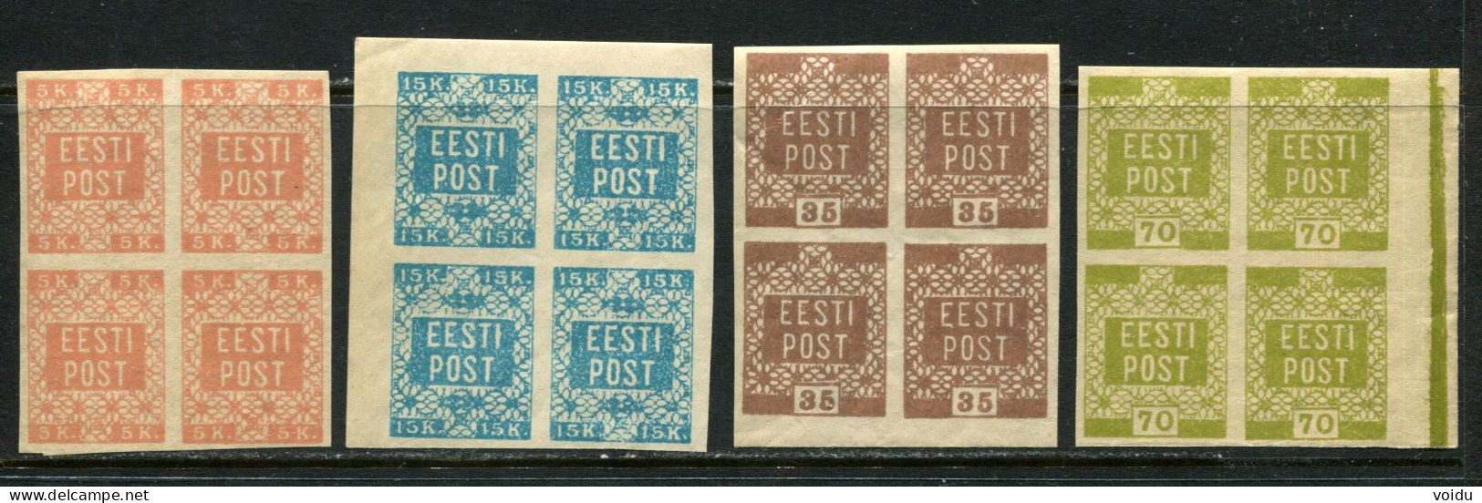 Estonia 1918  Mi 1-4 MNH** - Estonie