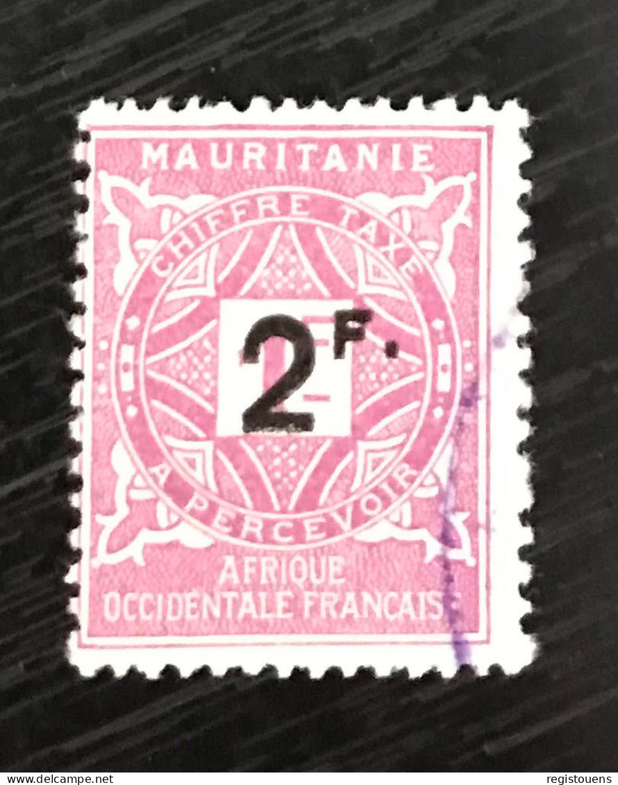 Timbre Oblitéré Mauritanie 1927 - Gebraucht