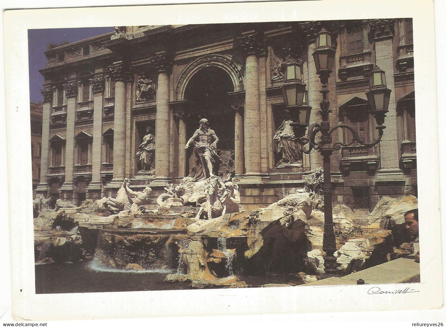 CPM, G. F. Italie ,N°59,  Roma , Fontana Di Trevi , Grand Ciita Del Mondo , Phot. Claudio Corrivetti - Fontana Di Trevi