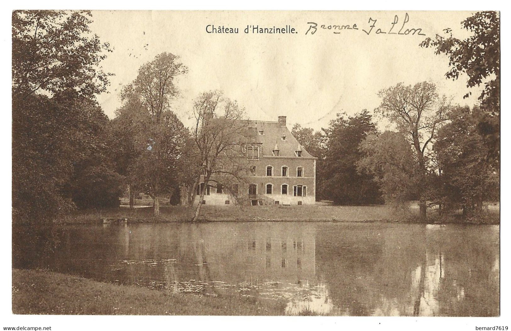 Belgique  - Hanzinelle -  Chateau D'hanzinelle -  Baronne Fallon  - Hansinelle - Florennes
