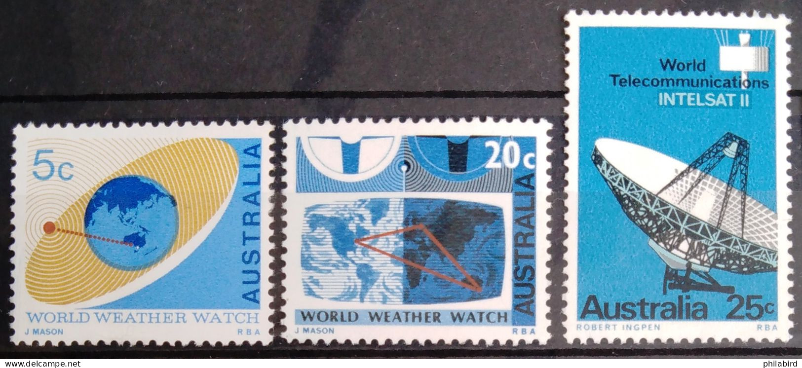 AUSTRALIE                     N° 364/366                      NEUF* - Mint Stamps