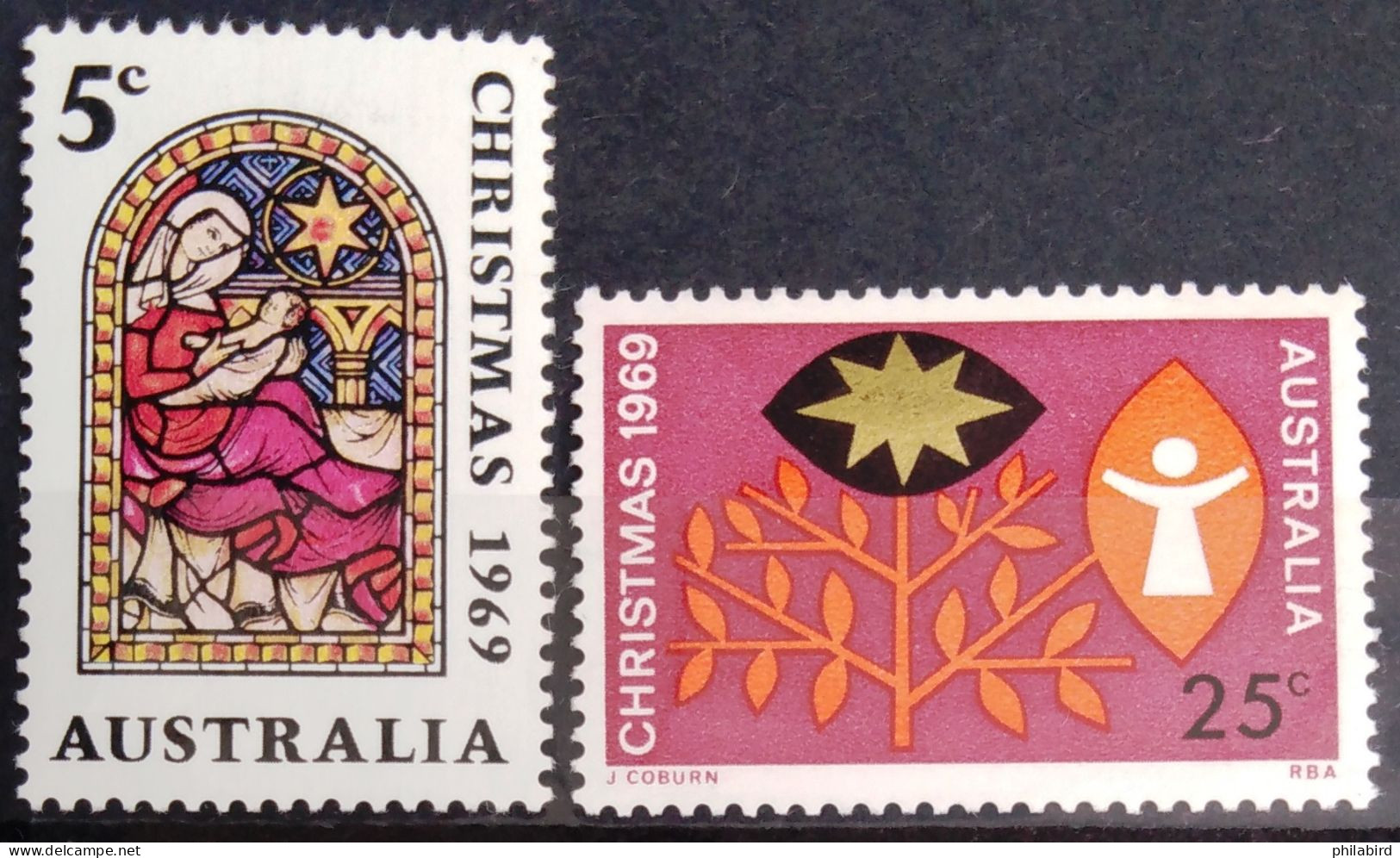 AUSTRALIE                     N° 392/393                      NEUF* - Mint Stamps