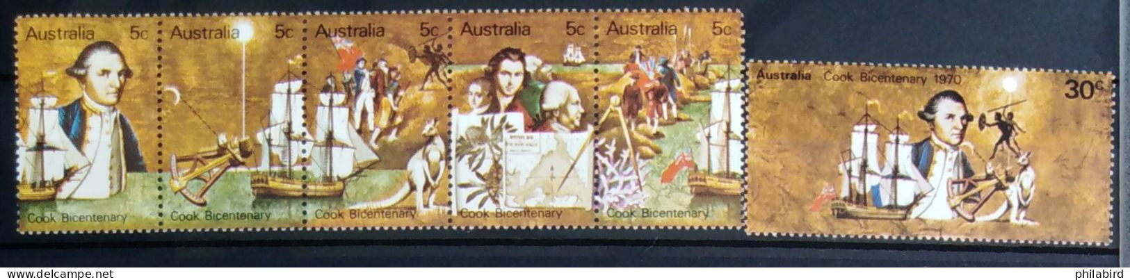 AUSTRALIE                     N° 407/412                      NEUF* - Neufs