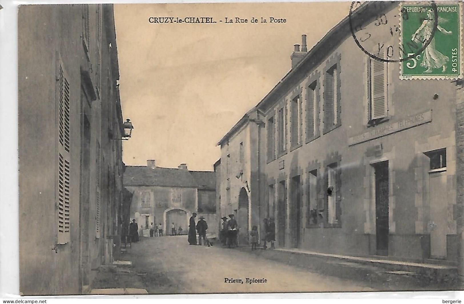 C/47                       89    Cruzy Le Chatel      -     La Rue De La Poste - Cruzy Le Chatel