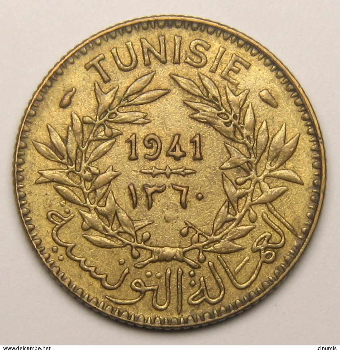 Tunisie, Protectorat Français, Bon Pour 1 Franc, Sans Le Nom Du Bey, 1921 - Tunisia