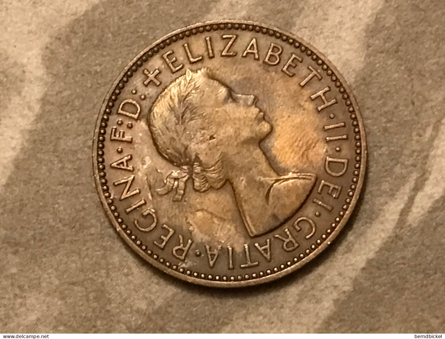 Münze Münzen Umlaufmünze Großbritannien 1/2 Pence 1959 - C. 1/2 Penny