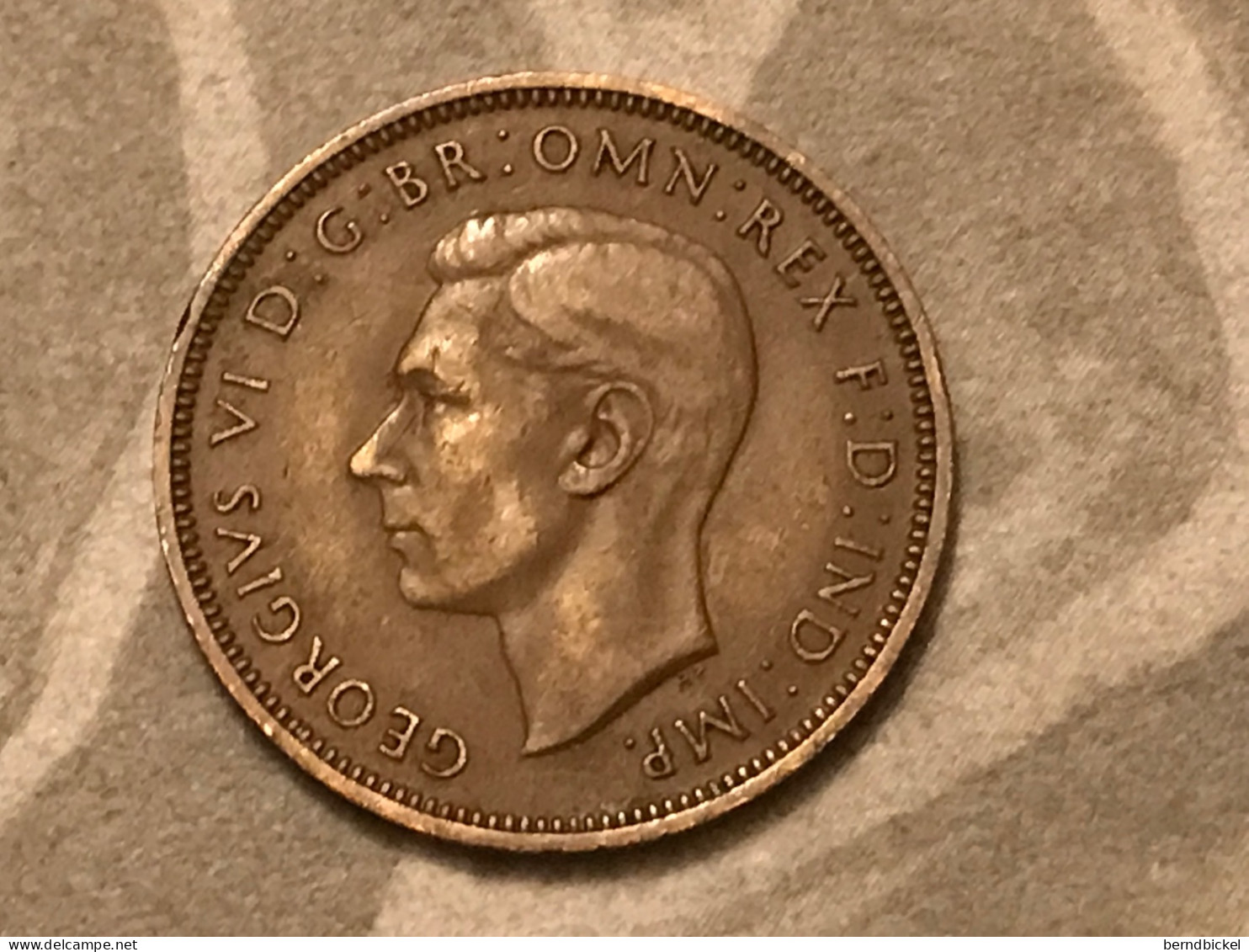 Münze Münzen Umlaufmünze Großbritannien 1/2 Pence 1946 - C. 1/2 Penny