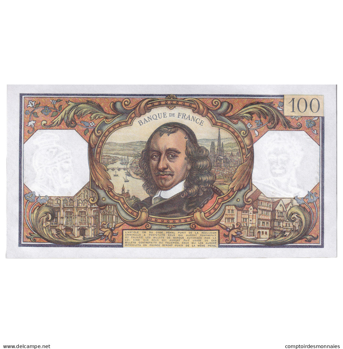 France, 100 Francs, Corneille, 1971, R.572, SPL, Fayette:65.36, KM:149d - 100 F 1964-1979 ''Corneille''