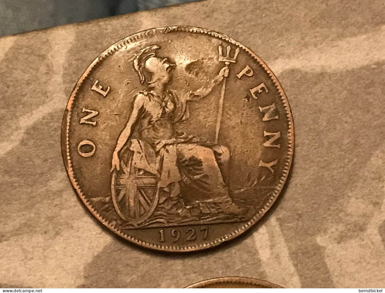Münze Münzen Umlaufmünze Großbritannien 1 Penny 1927 - D. 1 Penny