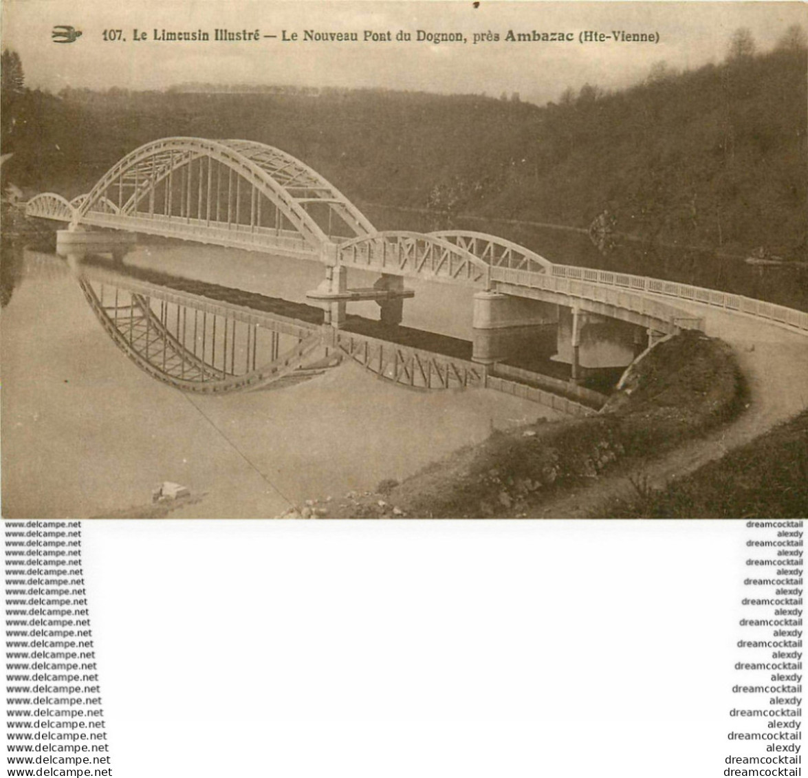PHL 87 AMBAZAC Près. Le Nouveau Pont Du Dognon 1932 - Ambazac
