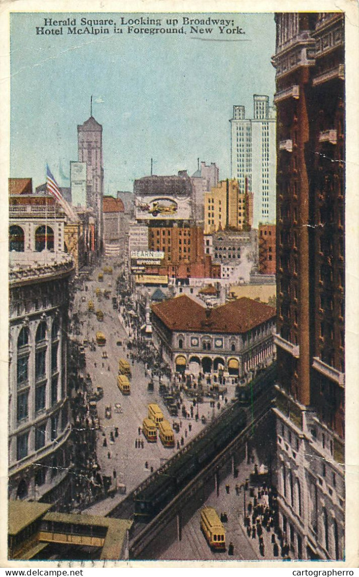 USA New York NY Herald Square & Hotel McAlpin - Broadway