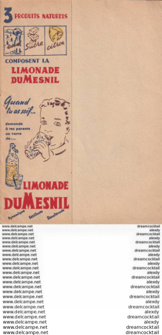 Protège Cahier Bière Et Limonade " DUMESNIL " - Schnaps & Bier