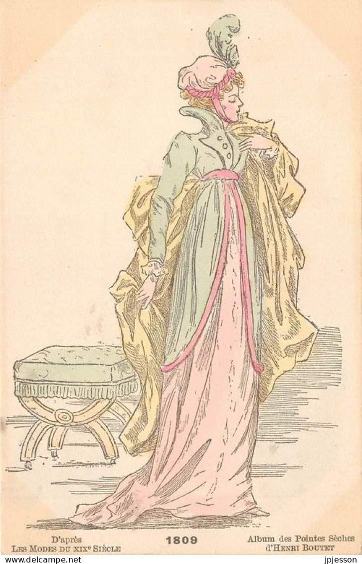 ILLUSTRATEUR BOUTET - LES MODES DE XIX° SIECLE - 1809 - Boutet