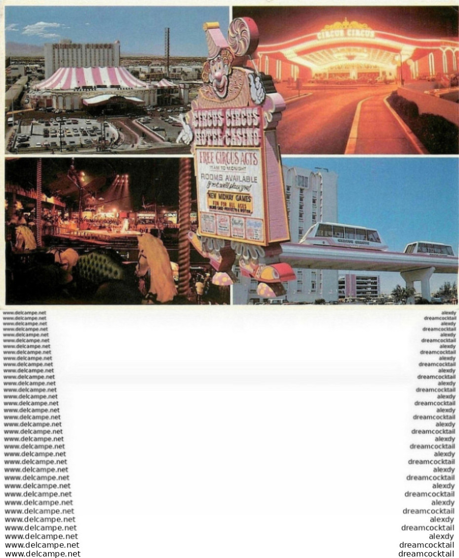 Photo Cpsm Cpm NEVASA. Las Vegas Circus Circus 1984 - Las Vegas