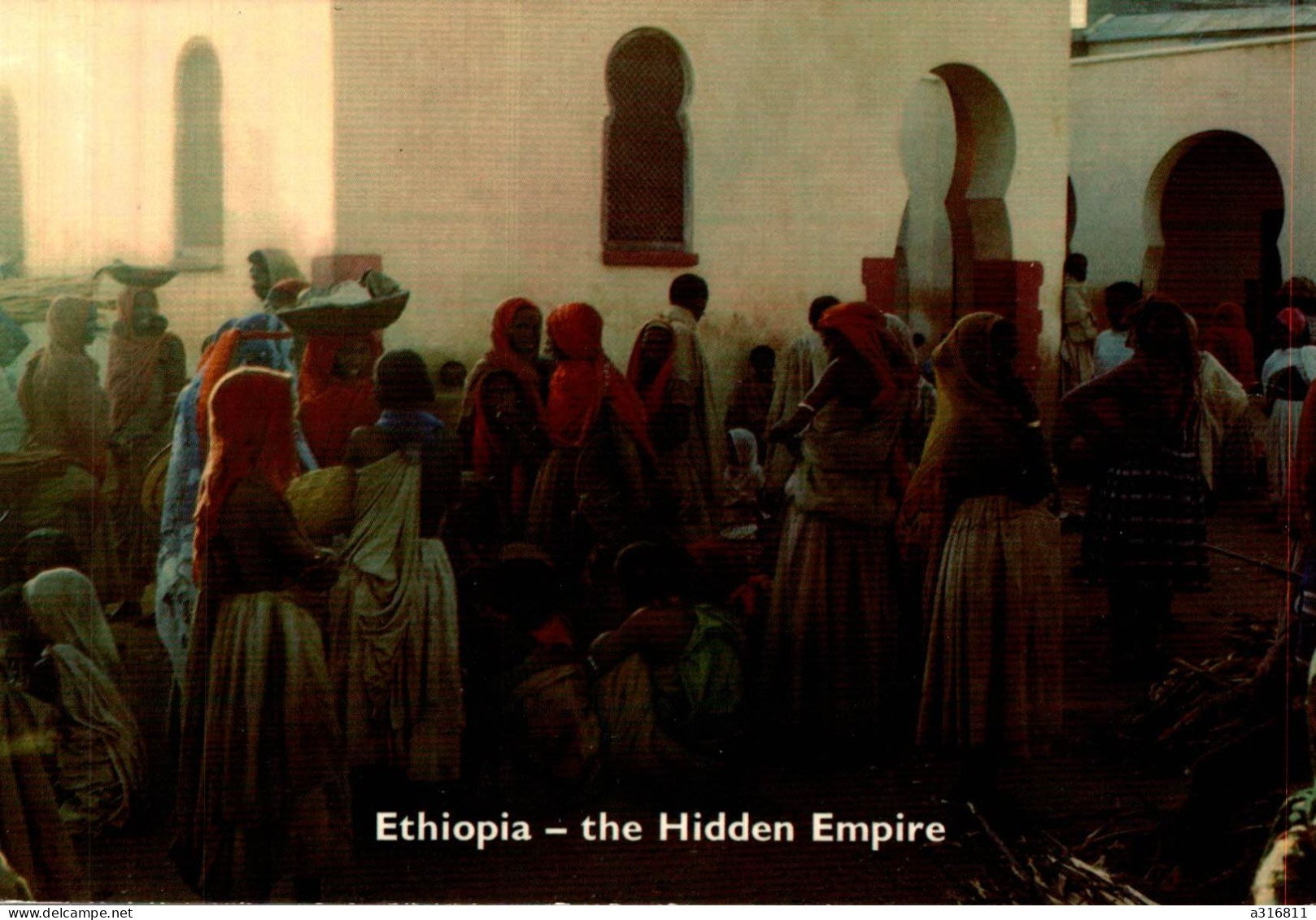 Ethiopie-ethiopia-the Hidden Empire-market Day In The Walled City Of Harrar-ethiopian Airlines-cpm - Ethiopie