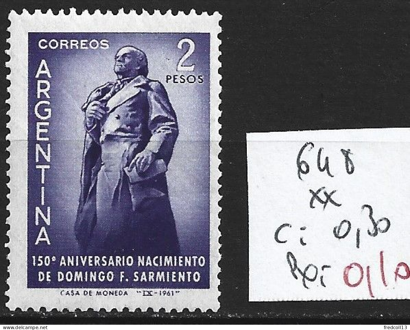 ARGENTINE 648 ** Côte 0.30 € - Ungebraucht