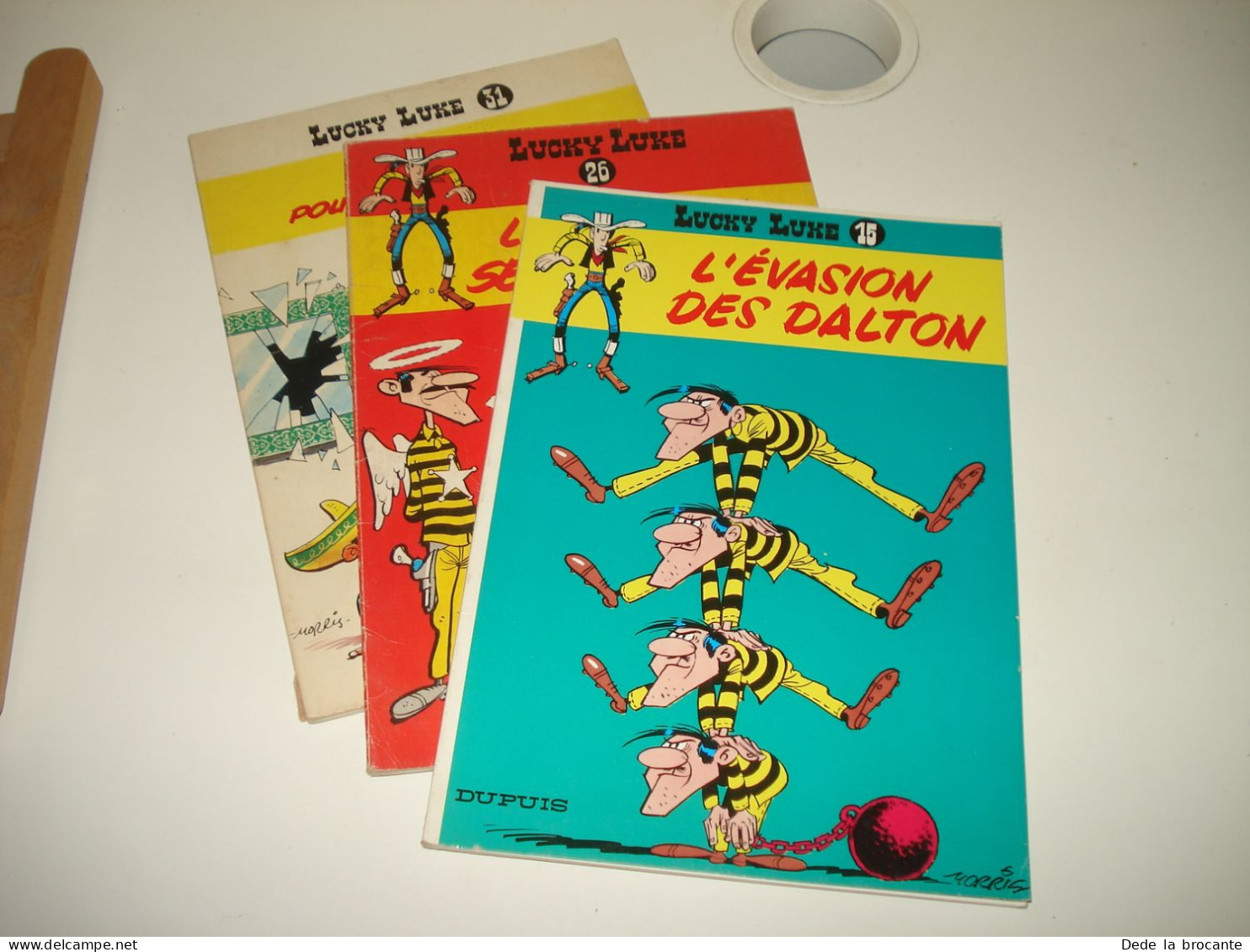 C53 / Lot De 3 " Lucky Luke " - N°15 Re 1989 + N°26 Re 1980 + N°31 RE 1970 - TBE - Lucky Luke