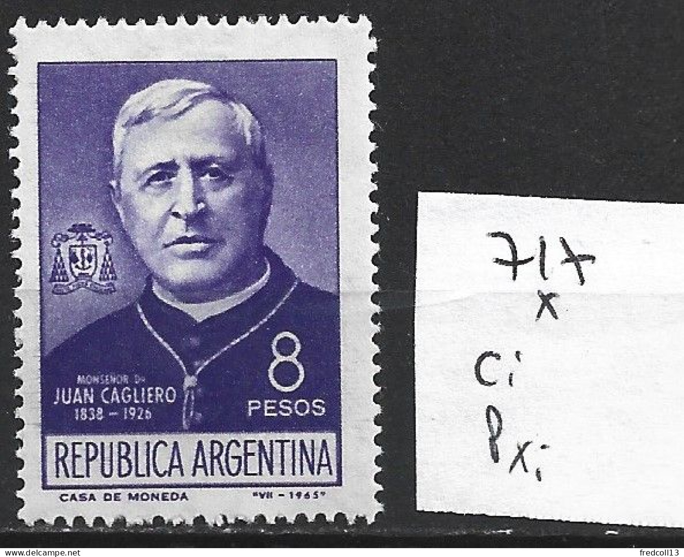 ARGENTINE 717 * Côte 0.30 € - Unused Stamps