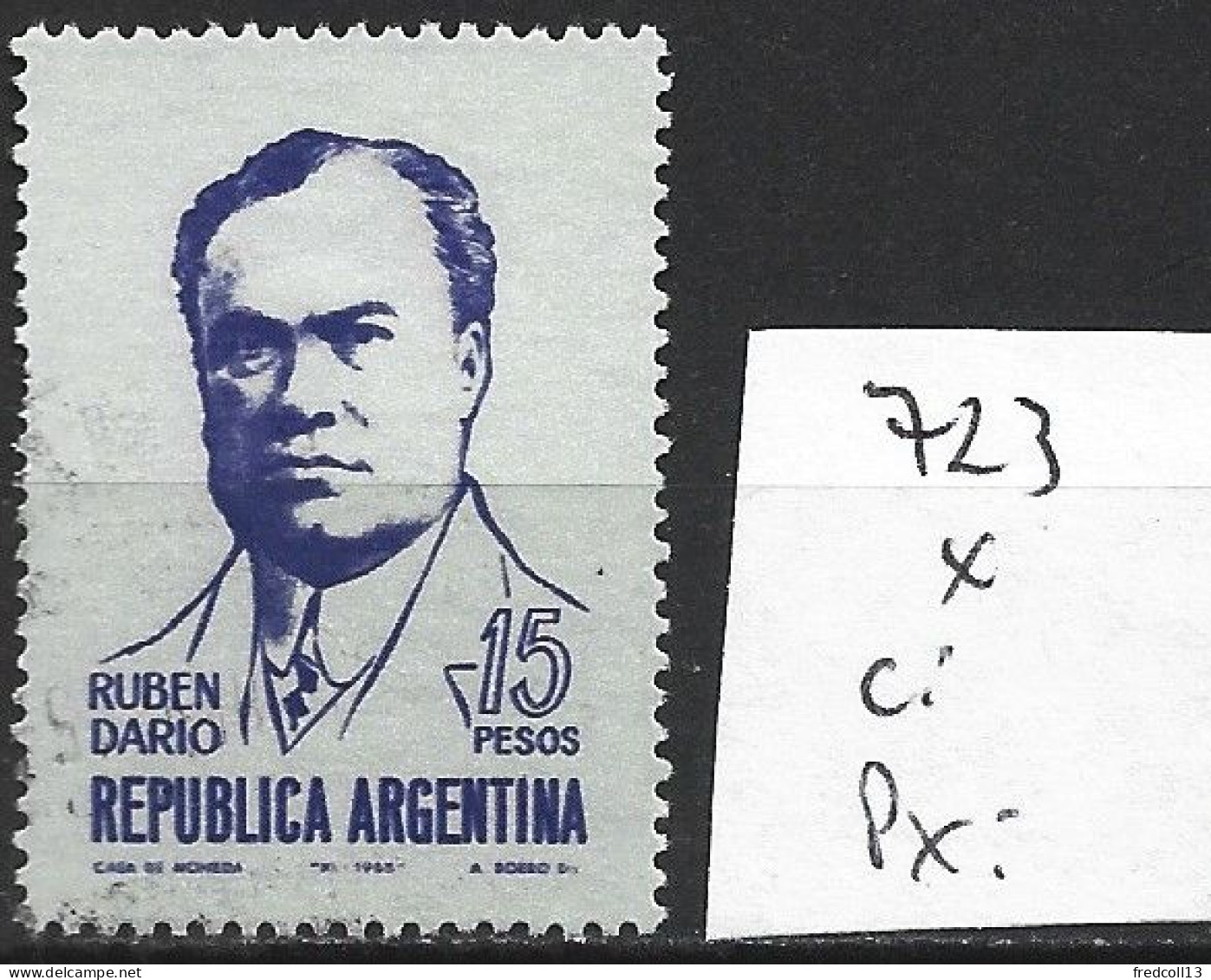 ARGENTINE 723 * Côte 0.30 € - Neufs