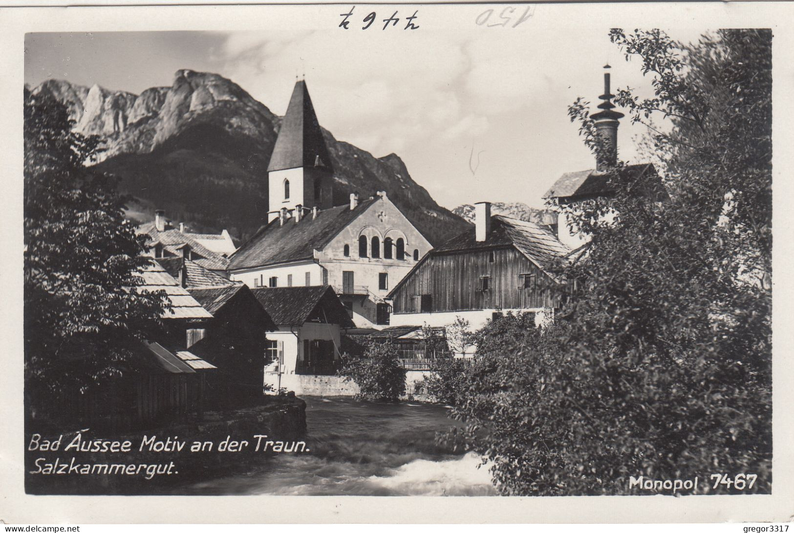 D9109) BAD AUSSEE- Motiv An Der TRAUN  - Salzkammergut - FOTO AK Alt - Ausserland