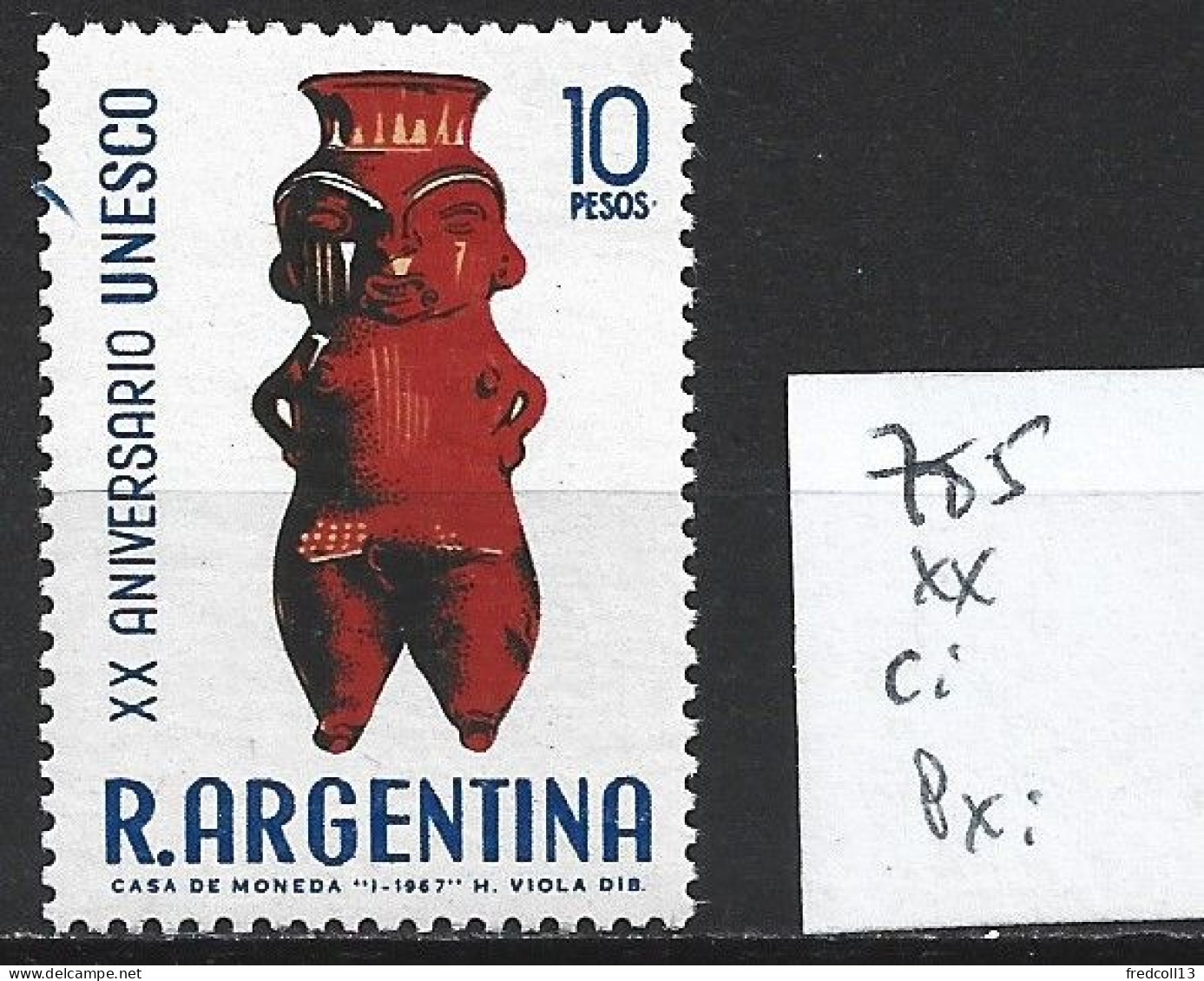 ARGENTINE 785 ** Côte 0.40 € - Neufs