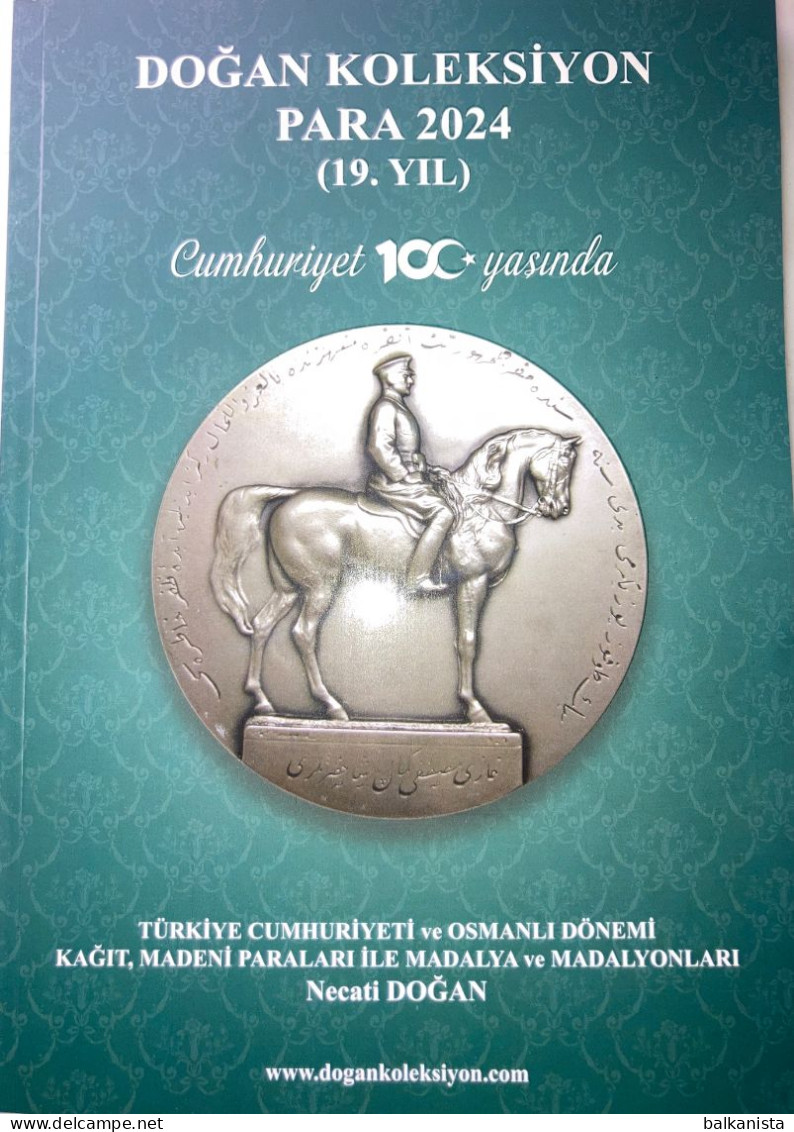 Dogan Koleksiyon Ottoman & Turkey Banknotes  Medals Coins Catalogue 2024 - Livres & Logiciels