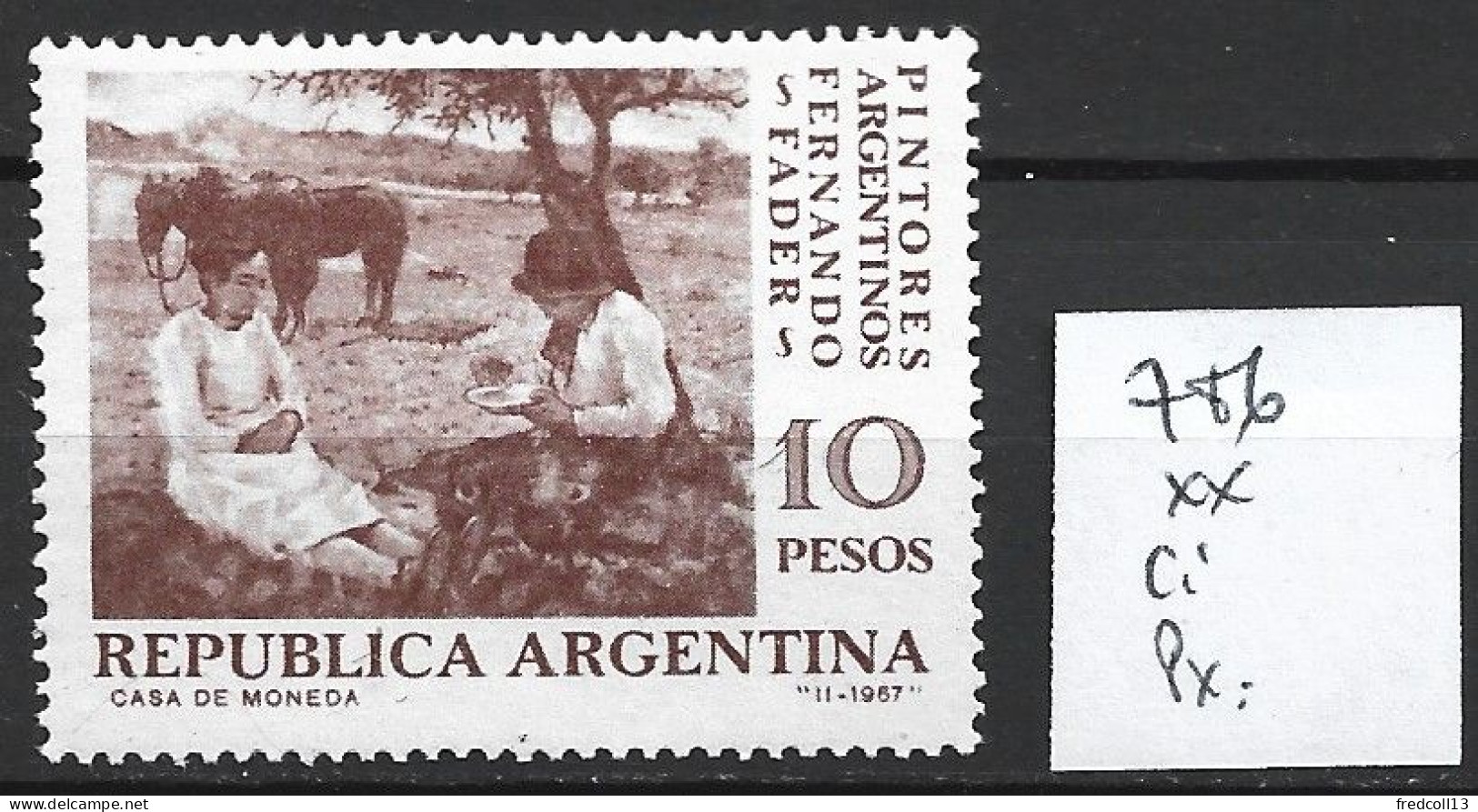 ARGENTINE 786 ** Côte 0.40 € - Ongebruikt