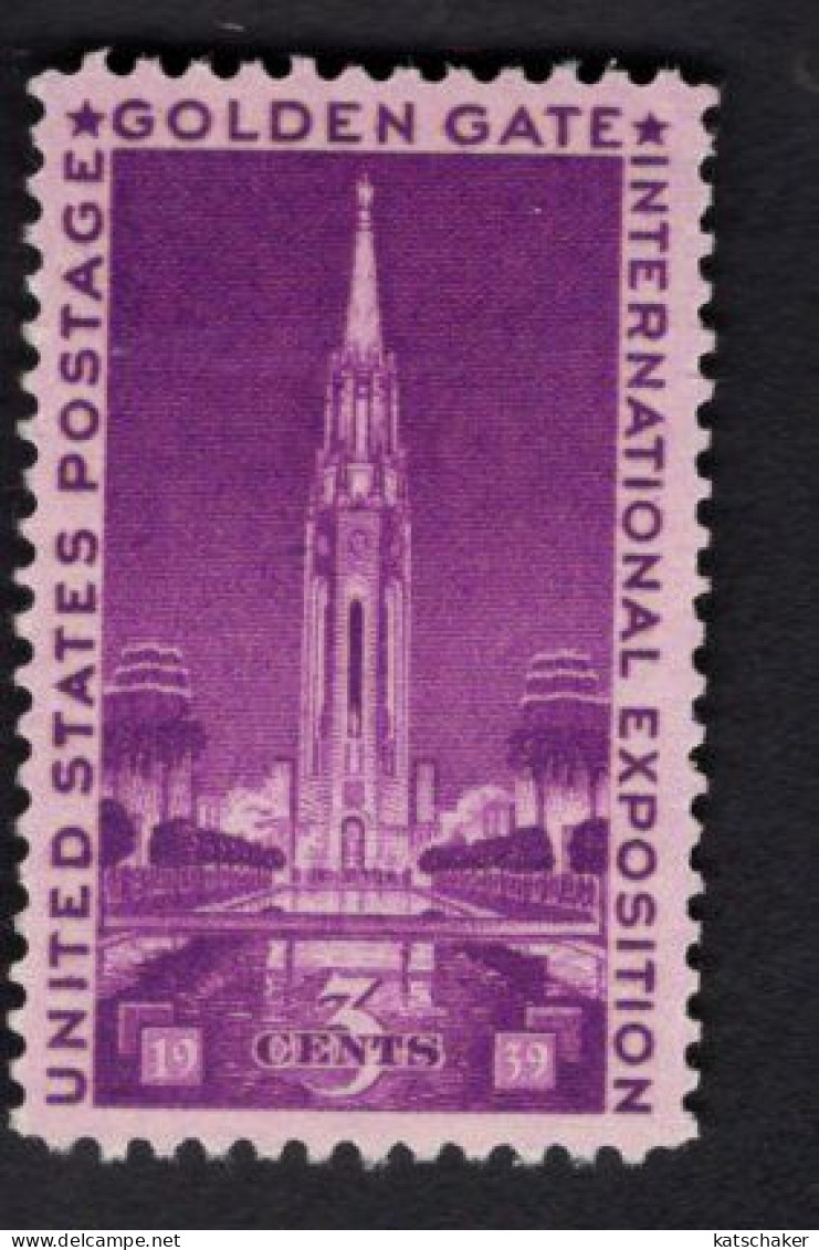 206998133 1935 SCOTT 852 (XX) POSTFRIS MINT NEVER HINGED  - GOLDEN GATE - Unused Stamps
