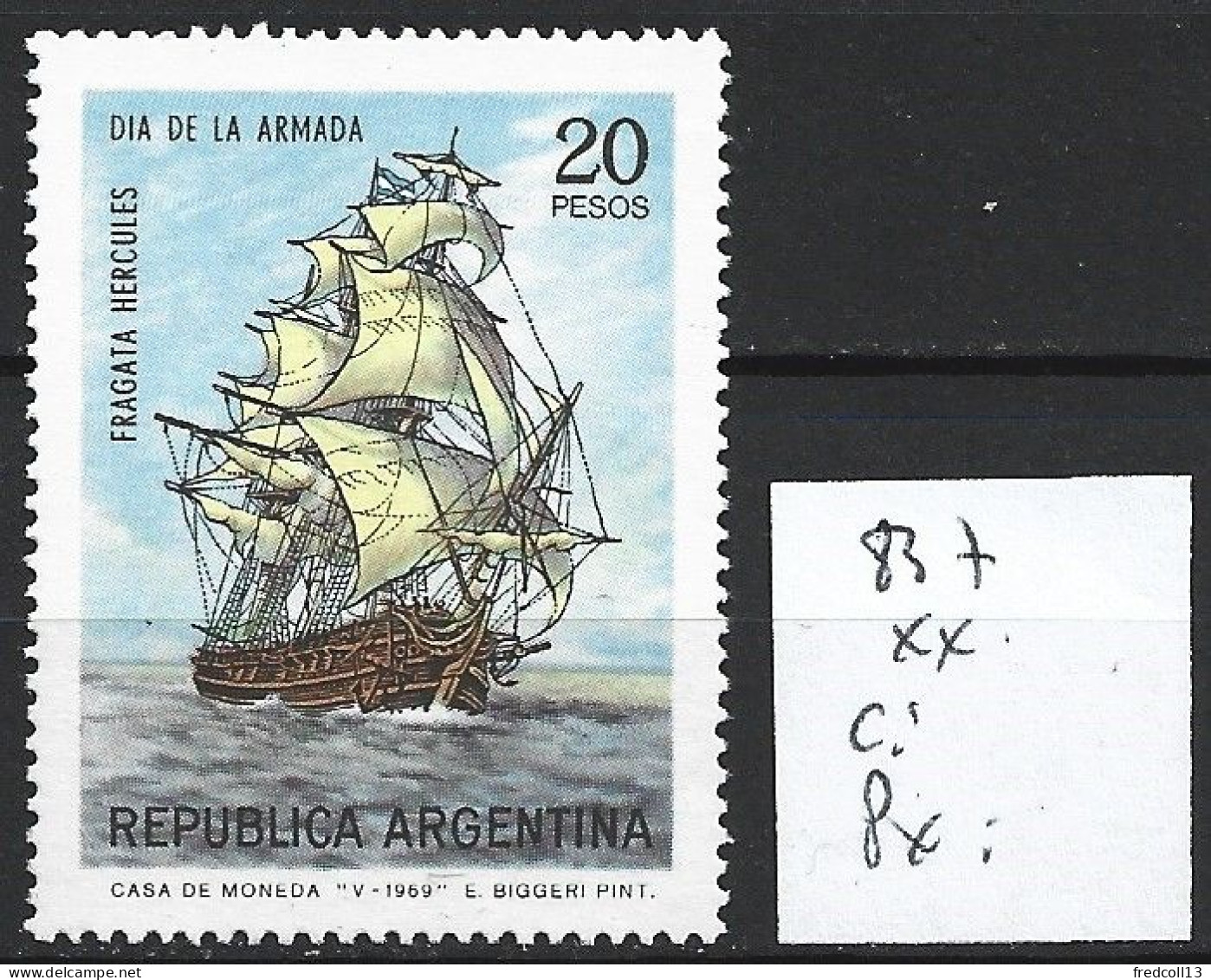 ARGENTINE 837 ** Côte 1.25 € - Unused Stamps