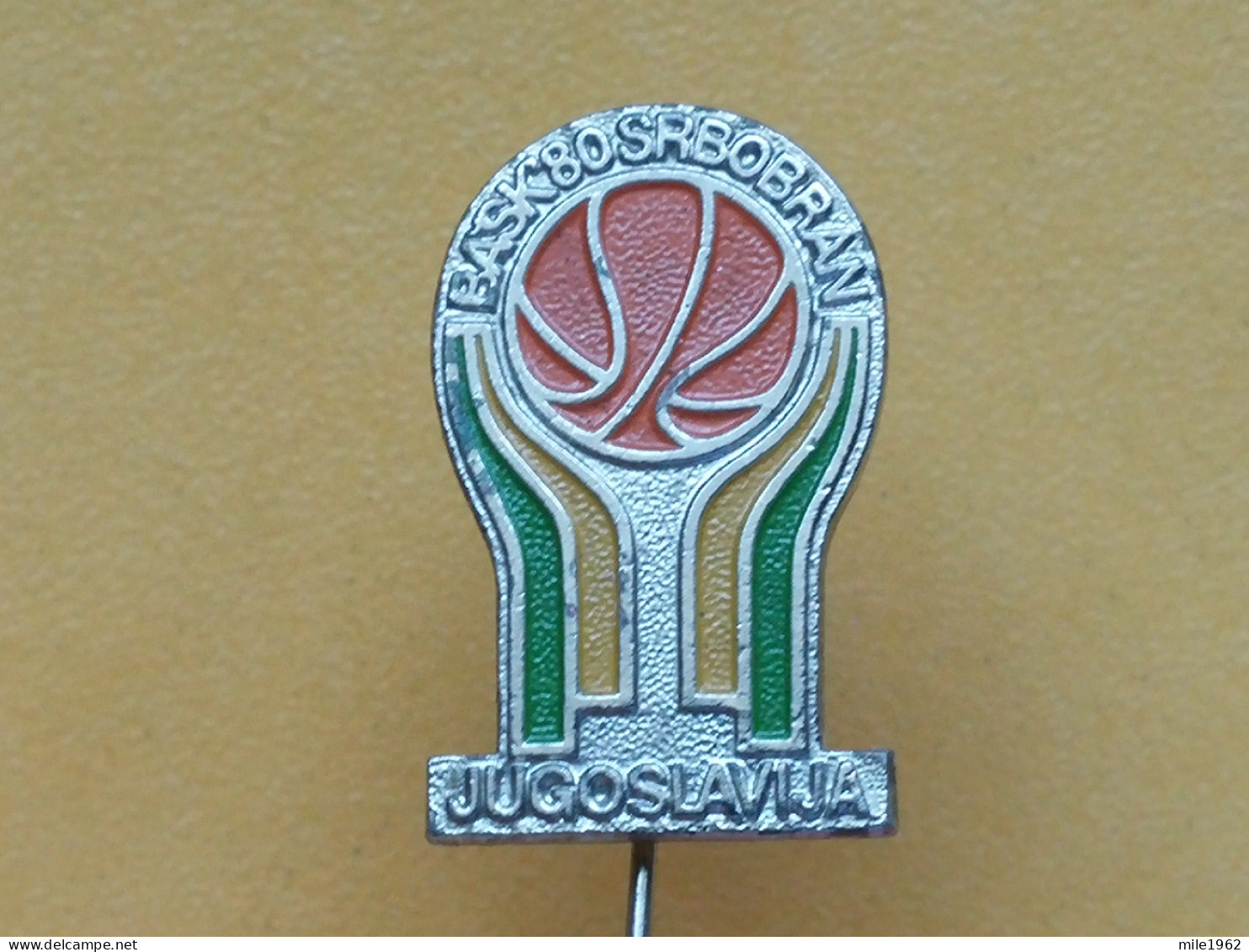 Badge Z-53-1 - BASKETBALL BASK 80, SRBOBRAN, SERBIA, TOURNAMENT - Basketball