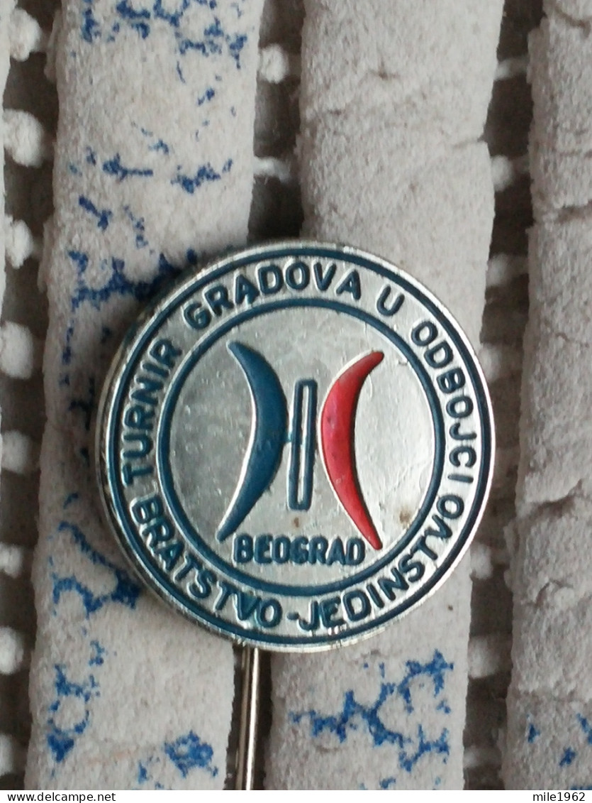 Badge Z-66 - Volleyball, Volley-ball, Odbojka, Serbia Belgrade, Tournament Of City - Voleibol