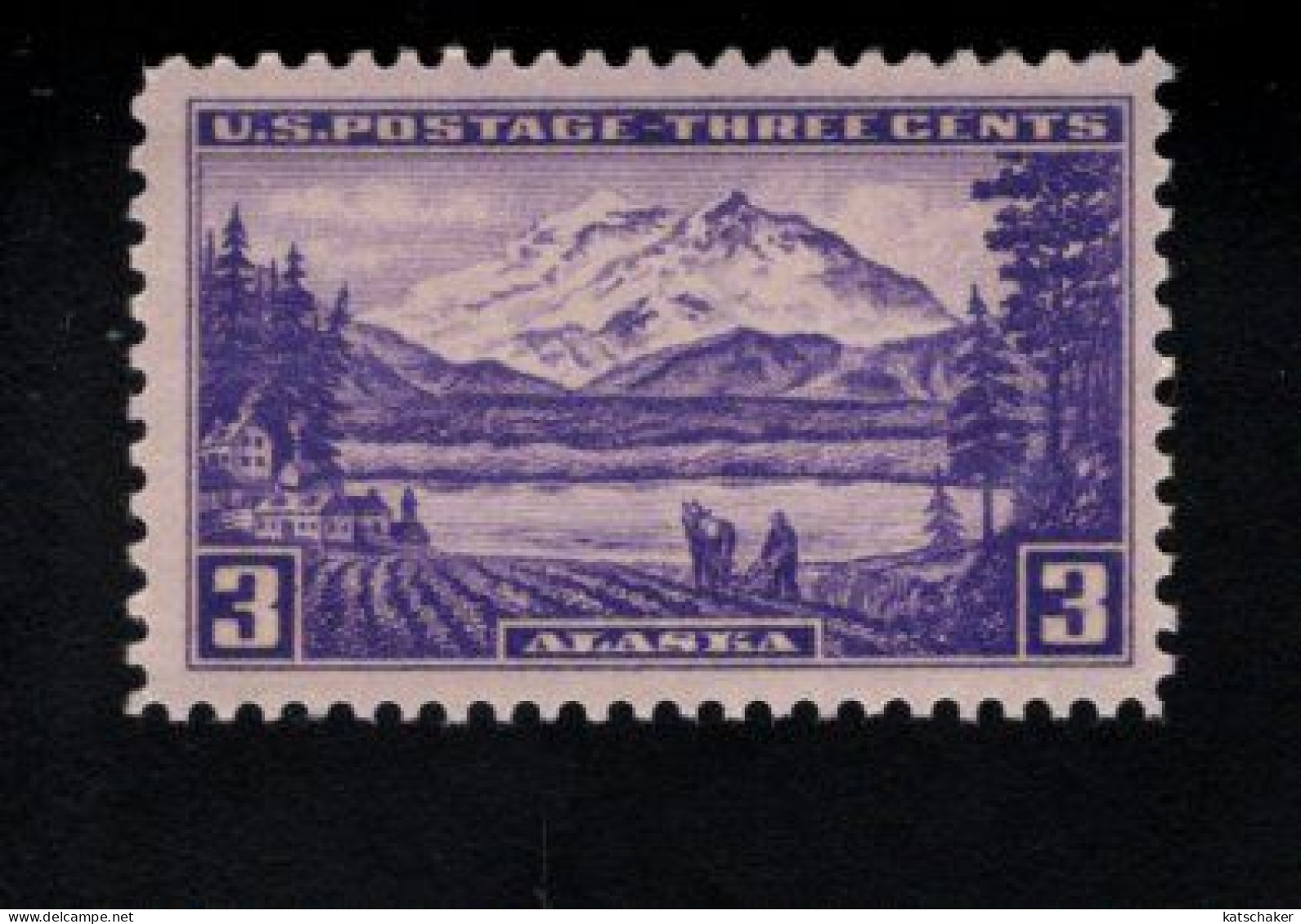 219590018 1937 SCOTT 800 (XX) POSTFRIS MINT NEVER HINGED - Mt     Mc Kinley - Unused Stamps