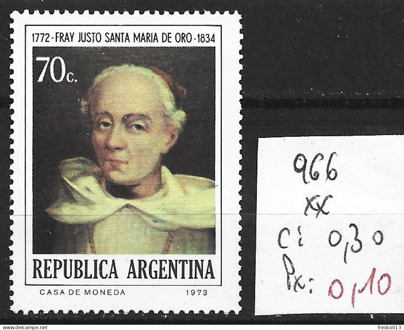 ARGENTINE 966 ** Côte 0.30 € - Ungebraucht