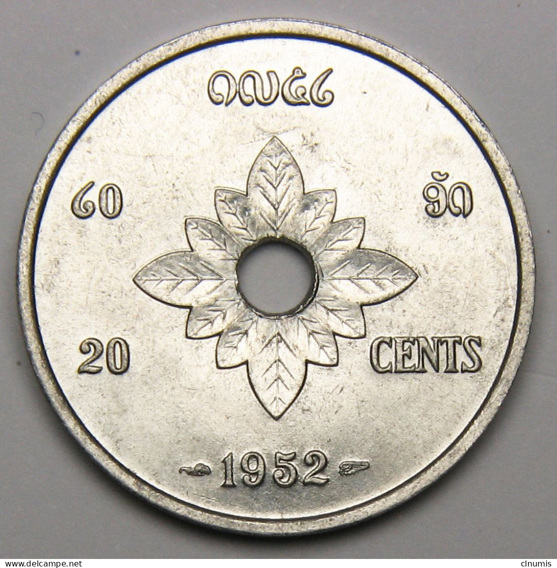Laos, 20 Cents 1952 - Laos