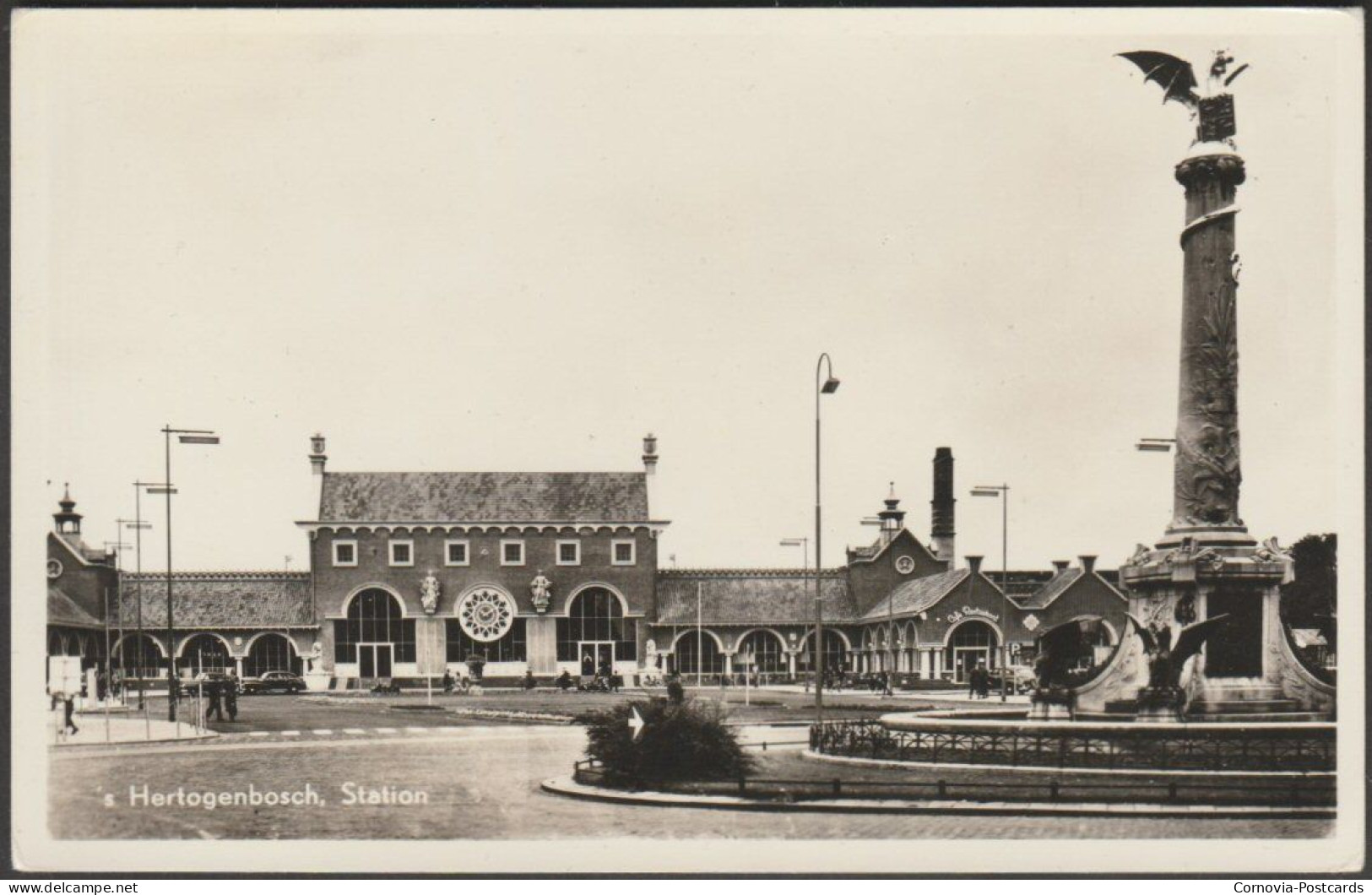Station, 's-Hertogenbosch, C.1960s - Deha Foto Briefkaart - 's-Hertogenbosch