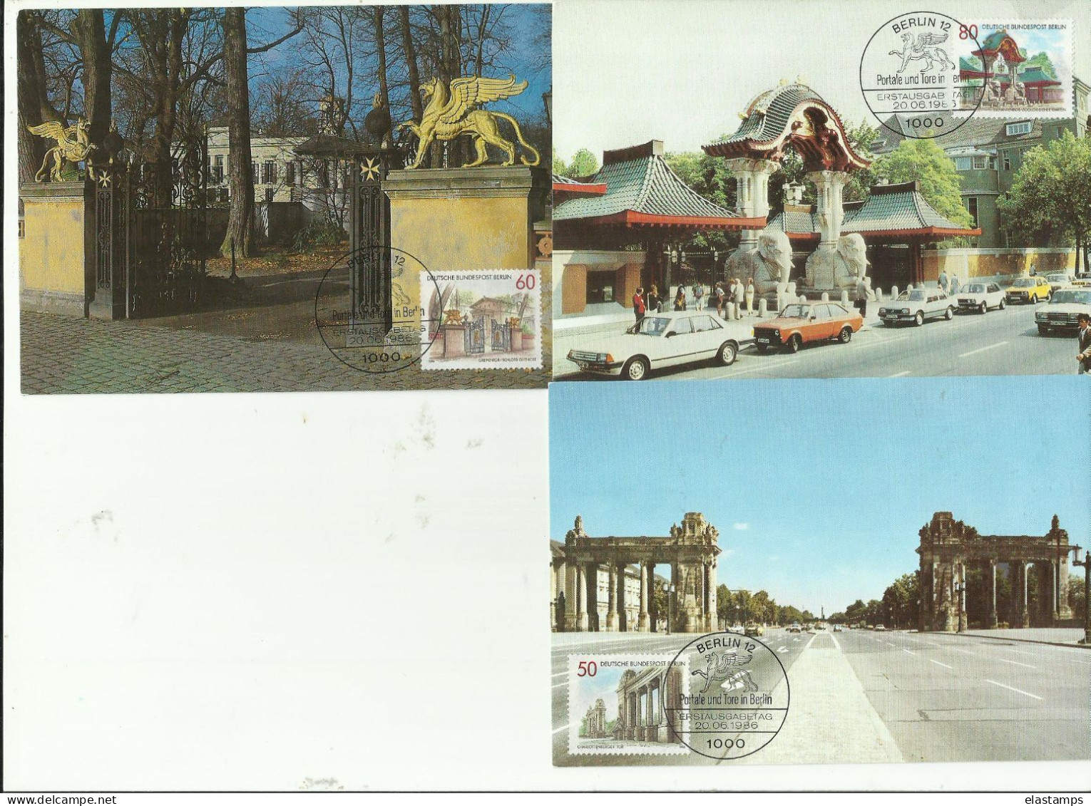 BERLIN MC*3 1986 - Cartes-Maximum (CM)