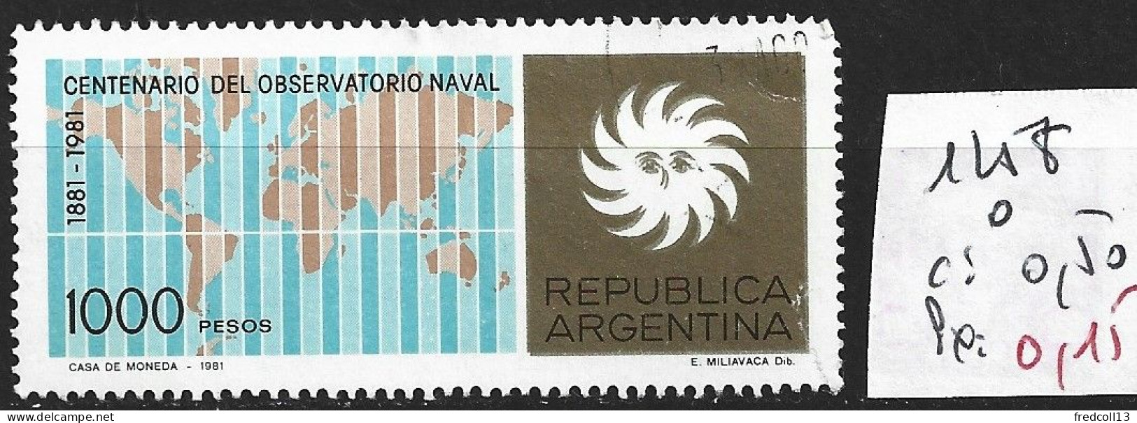 ARGENTINE 1258 Oblitéré Côte 0.50 € - Used Stamps