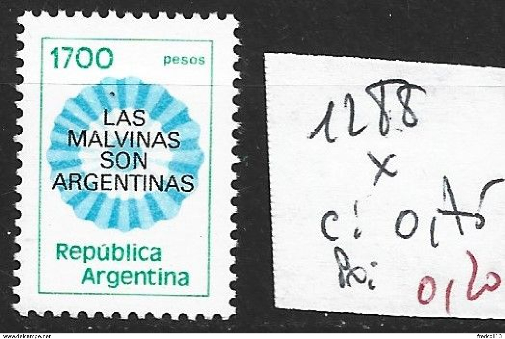 ARGENTINE 1288 * Côte 0.75 € - Neufs