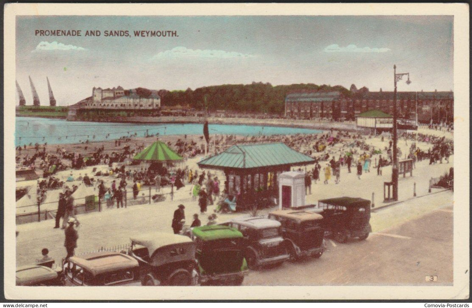 Promenade And Sands, Weymouth, Dorset, C.1930 - Constance Postcard - Weymouth