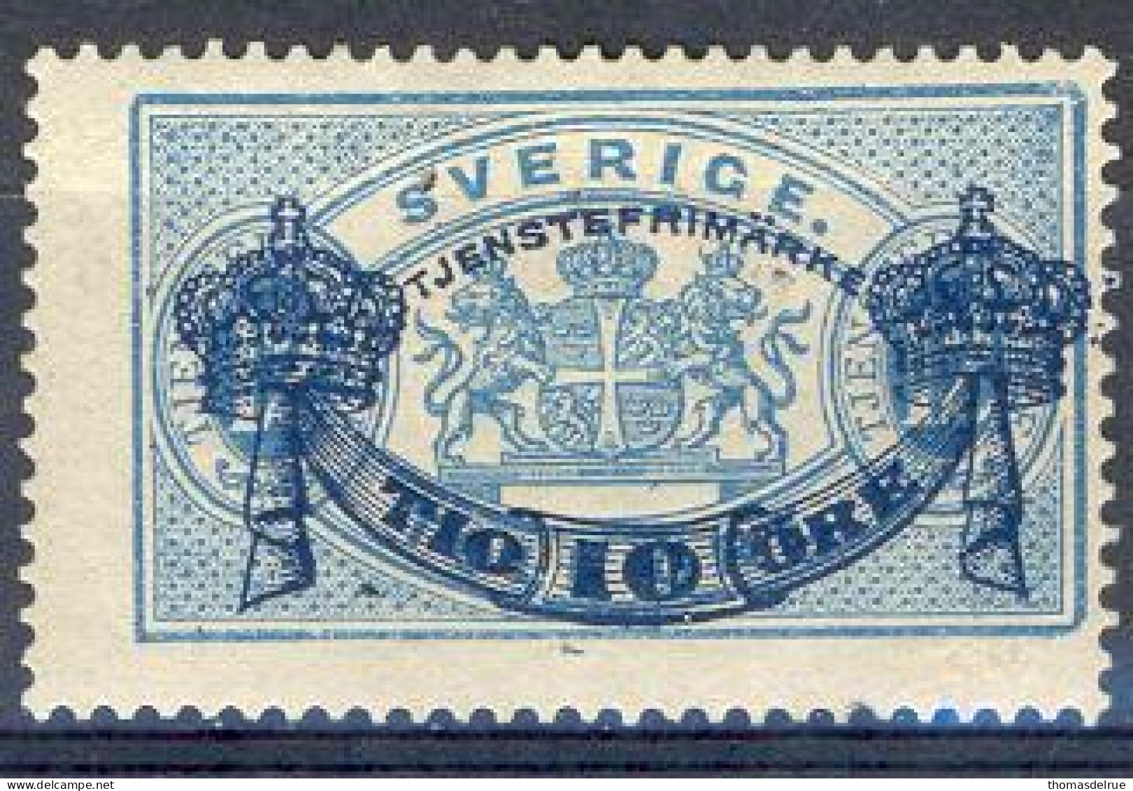 Fv1139: SVERIGE:Y.&T.N° S13 - Dienstmarken