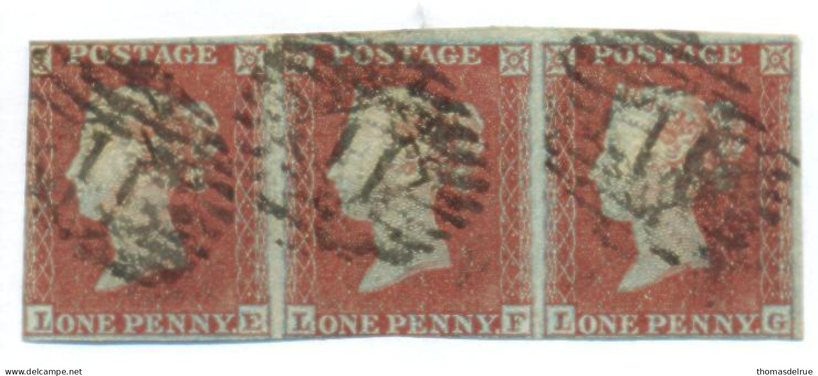 Ua675:  One Penny Red : Imperforated : L__E/G - Oblitérés