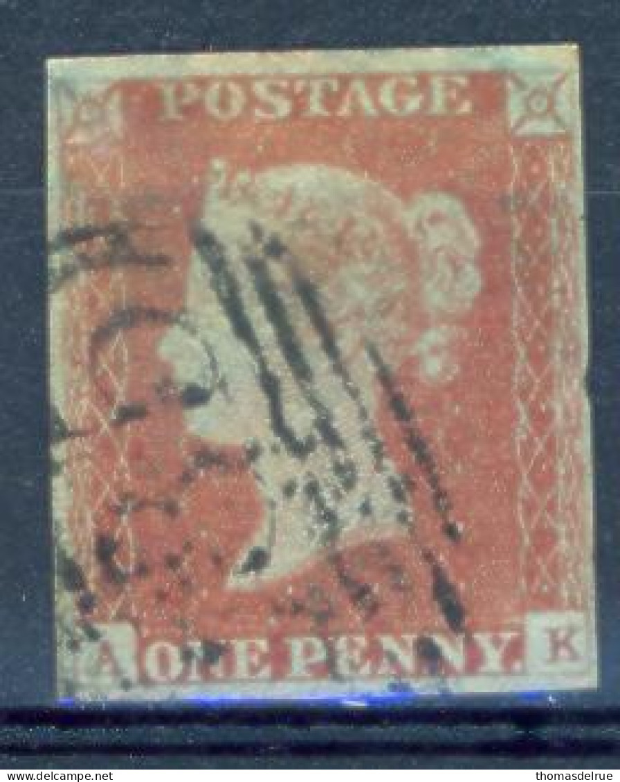 Ua780:  Red Penny  : Imperforated :  A__K - Usati