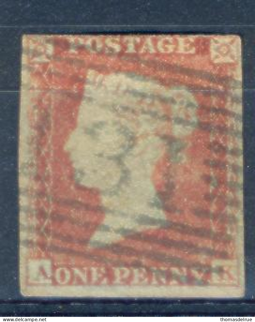 Ua777:  Red Penny  : Imperforated :  A__K - Used Stamps