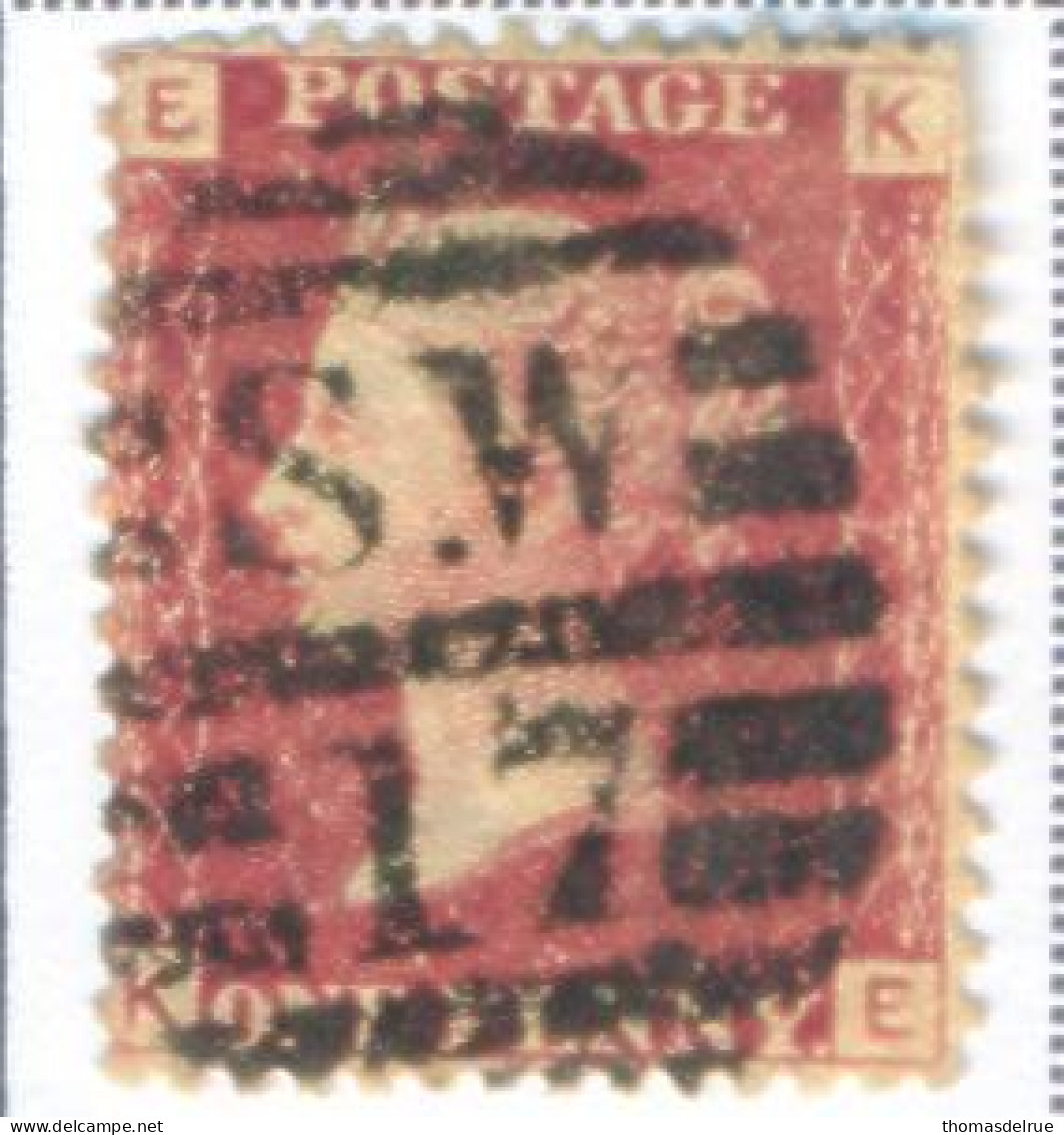 Ua871: SG N°43 - Plate 72 - Used Stamps