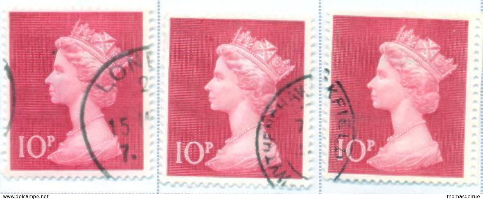 QE981: Used Stamps: SG: 6x 829 - Andere & Zonder Classificatie