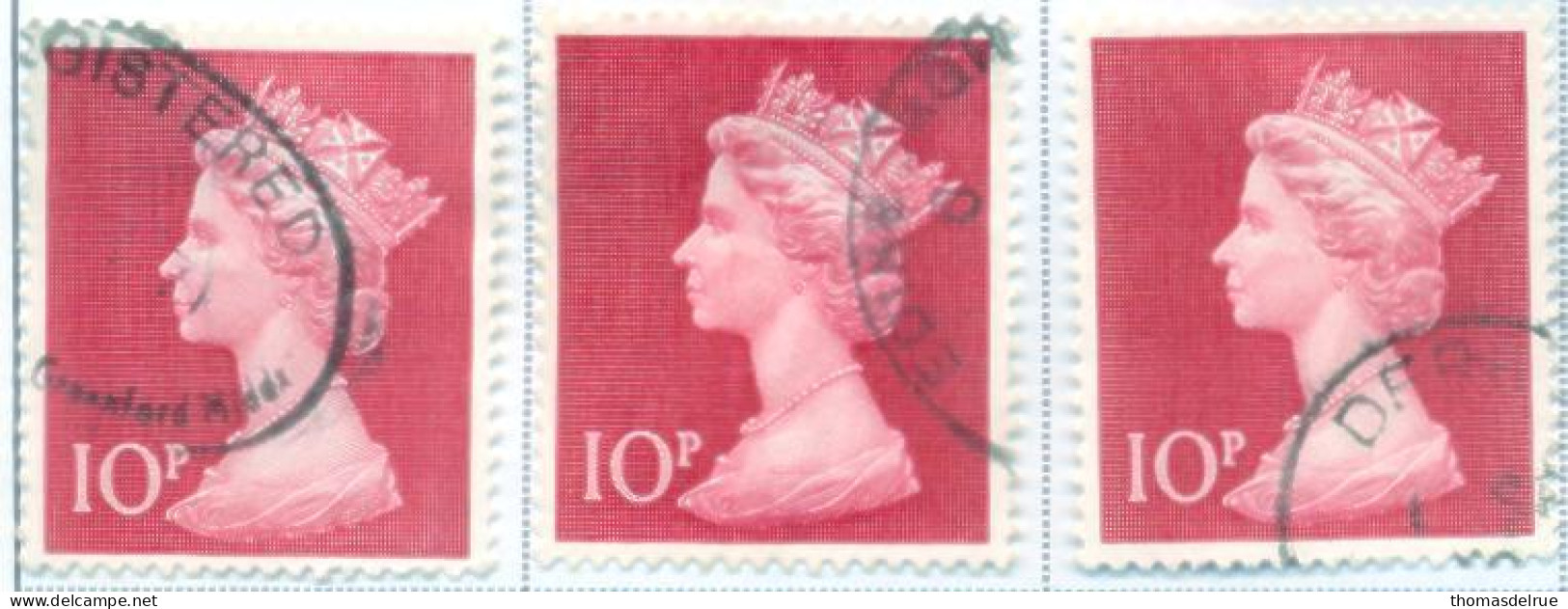 QE981: Used Stamps: SG: 6x 829 - Andere & Zonder Classificatie
