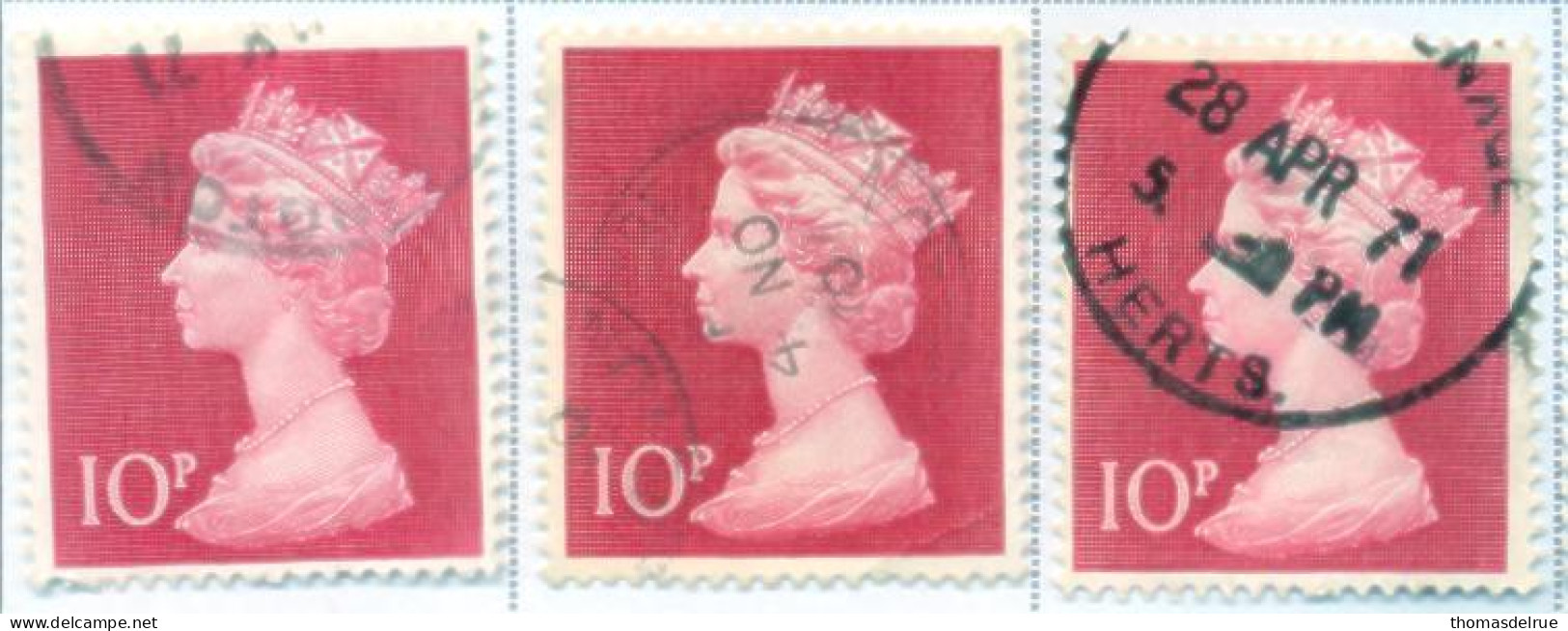 QE980: Used Stamps: SG: 9x 829 - Autres & Non Classés